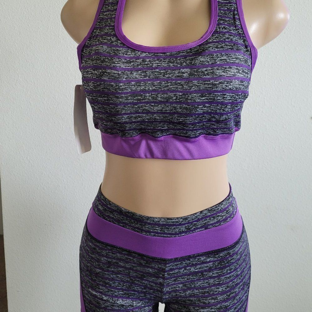 BRAND NEW Biker shorts and sports bra sets